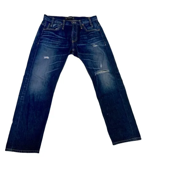 Calvin Rucker Love Me Darker Wash Distressed Selvedge Denim sz 28