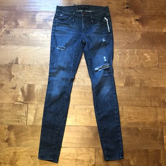 Calvin Rucker Heartbreaker Distressed Skinny Jeans