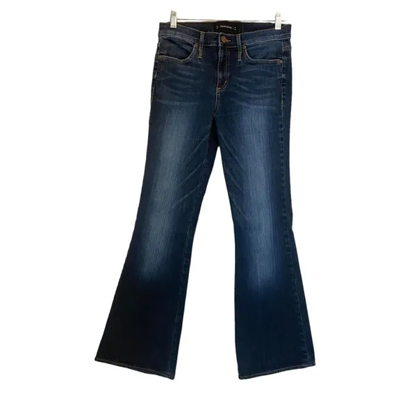 Calvin Rucker Women’s Dark Wash Denim Flared Jeans Size 28