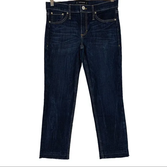 Calvin Rucker Crazy In Love Skinny Crop Raw Hem Jeans Size 30