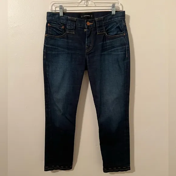 Calvin Rucker Dark Rinse Crop Jeans
