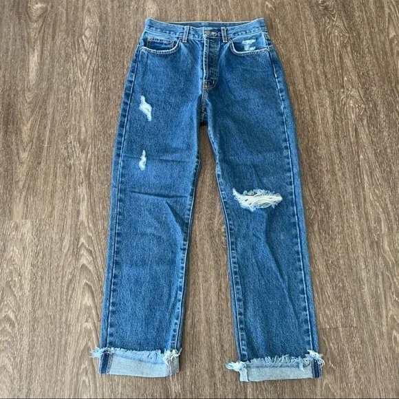 CARMAR DENIM PORTIA PRIYA Distressed Straight Jean