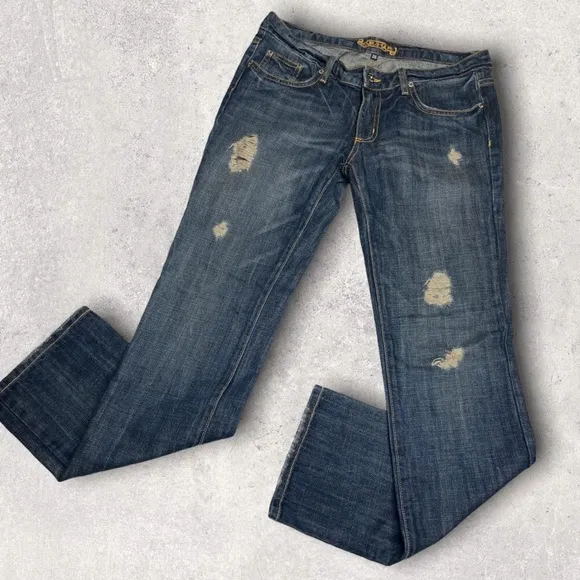 Carmar Jeans Womens 28 Distressed