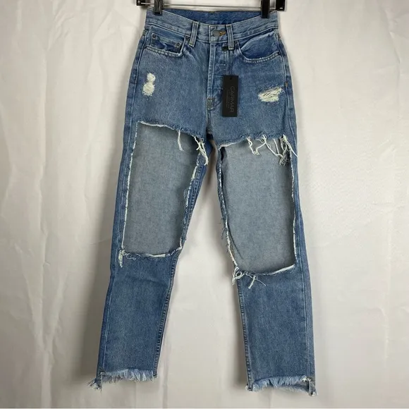 NWT Carmar Emelia Non Stretch Distressed Jeans
          
      NWT