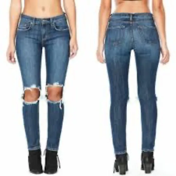 LF Carmar Skinny Knee Split Jeans 23