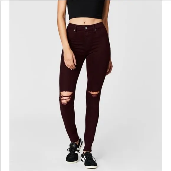 ROBIN JEAN by Carmar in Burgundy