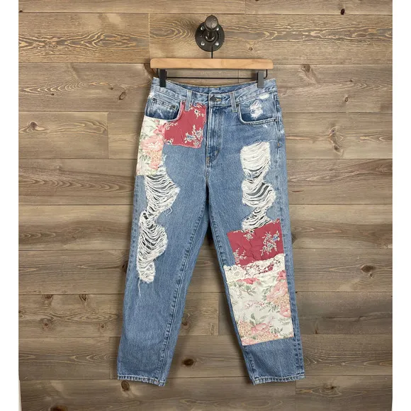 Carmar Ripped Patch Bandana Jeans