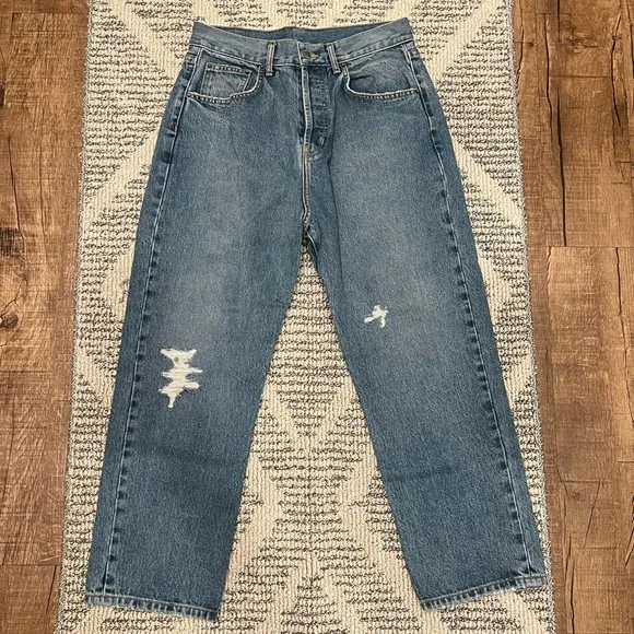 Carmar straight leg , high-rise jeans