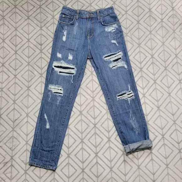 Carmar Distressed Relaxed Fit Jeans