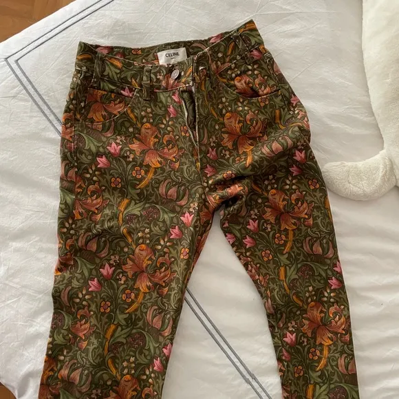 Celine 22/20 Printed Straight Jeans BRAND NEW