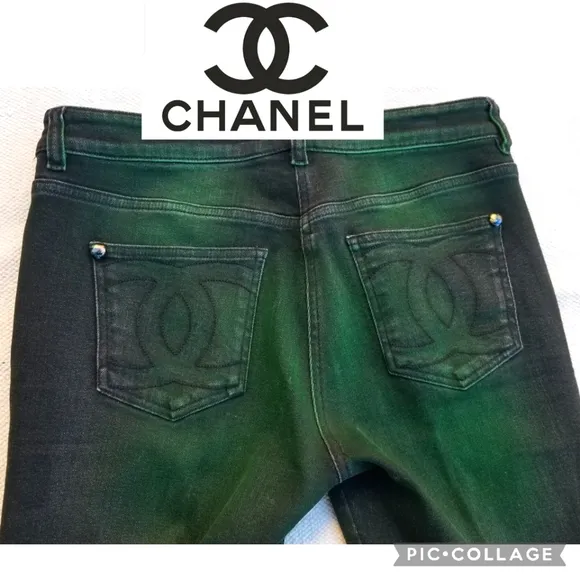 Lovely Rare Chanel CC jeans