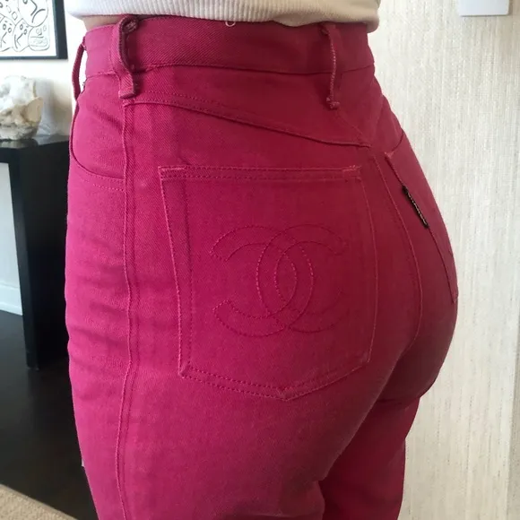 Vintage Chanel Pink Pants