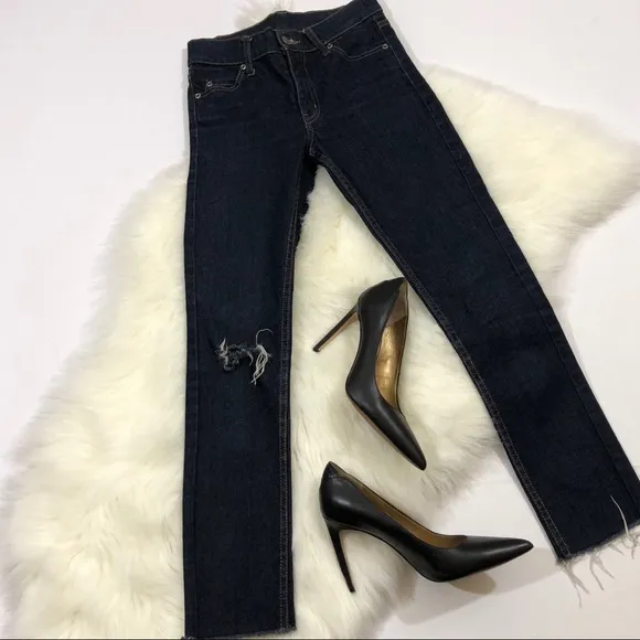 Cheap Monday Skinny Frayed Hem