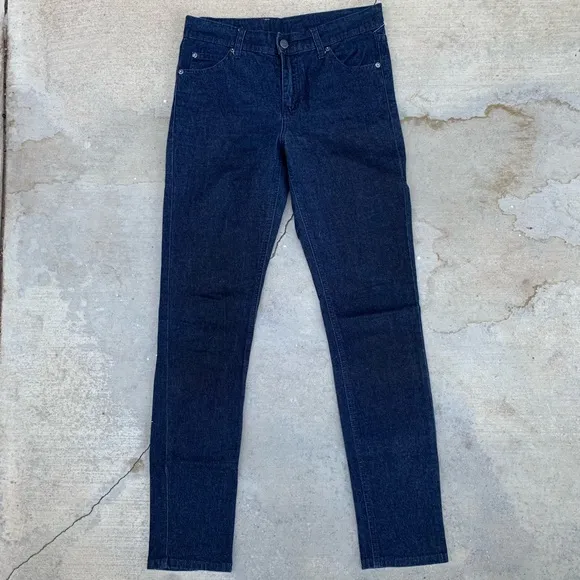 🔥 Cheap Monday Tight Rust In Blue Skinny Jeans 28