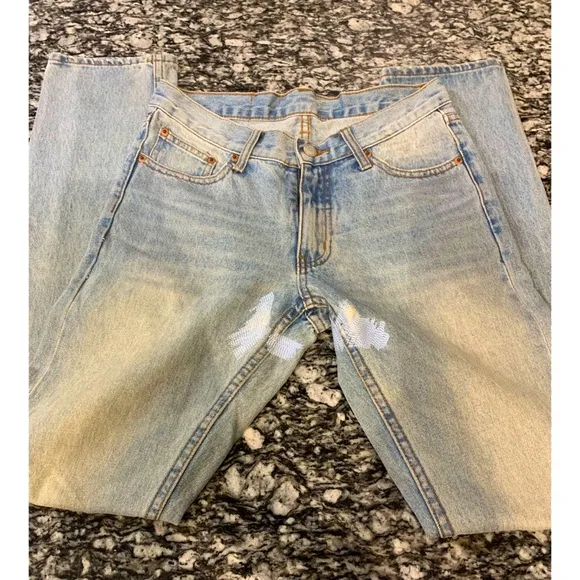 💜 2/$25 💜 Cheap Monday Distressed Jean - Size 28