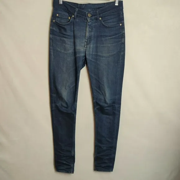 Cheap Monday Sonic Unwashed Over My Dead Body Jeans Womens Size 29/34 Tapered