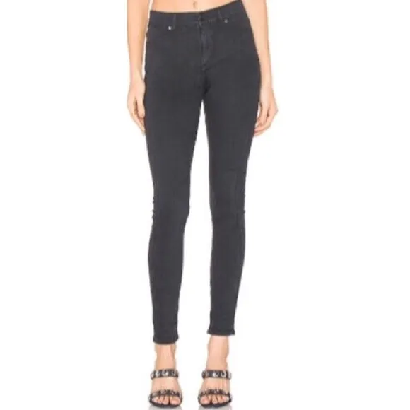 CHEAP MONDAY High Spray Crow High Rise Skinniest Skinny Jeans Size 28/29…