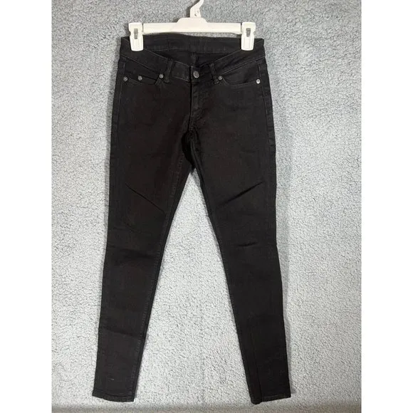 Cheap Monday Black Women's Low Rise Skinny Jeans (25/32)