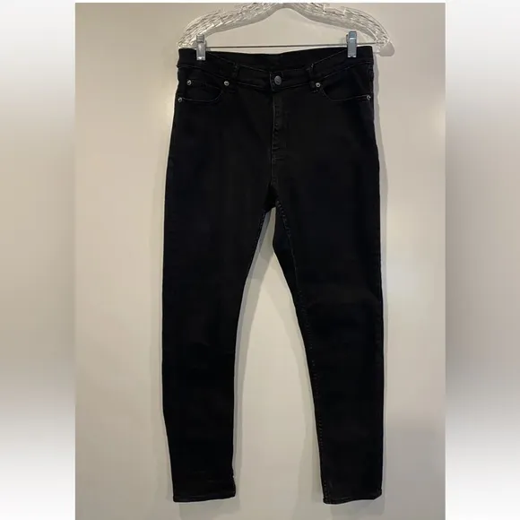 Cheap Monday Womens Size 27X32 Black Slim Fit Skinny Jeans Pants (253)