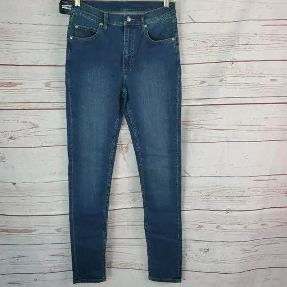 NWT Cheap Monday Second Skin High Waist Skinny Fit Legs Jeans 28x32