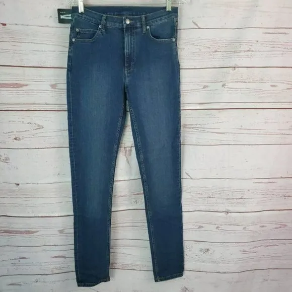 NWT Cheap Monday Second Skin High Waist Skinny Fit Leg Jeans 29x32