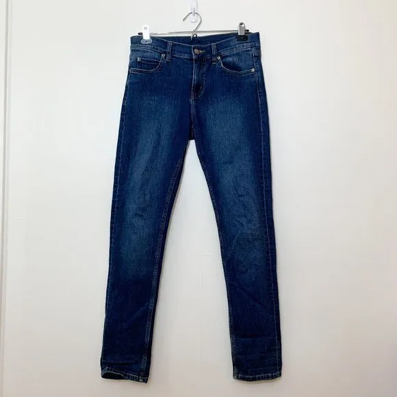Cheap Monday Tight Pure Blue Skinny Denim Jeans, 30 / 32