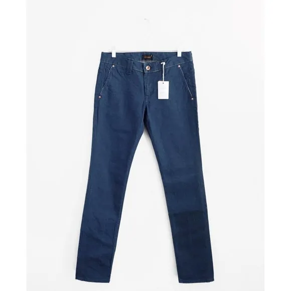 Chimala Smoky Blue Denim Low Rise Slim Stretch Trouser Jeans sz 28 NWT
          
      NWT