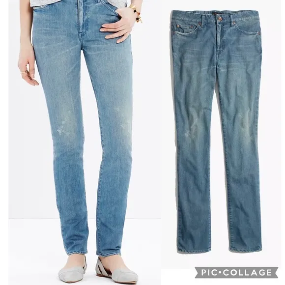 Chimala Stretch Denim Slim Cut Jeans in Light Wash
          
      NWT