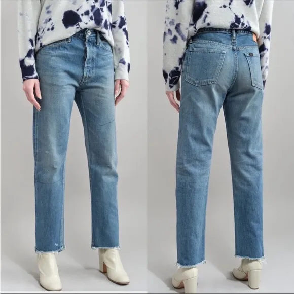 Chimala Narrow Tapered Cut Selvedge Hem Denim Jeans