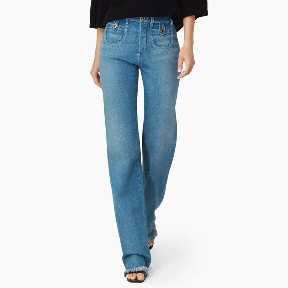 Chloé NWT High Rise Frayed Trouser Jeans - FR 34 US 2
          
      NWT
