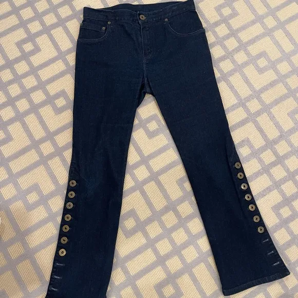 CHLOE JEANS WITH BUTTONS