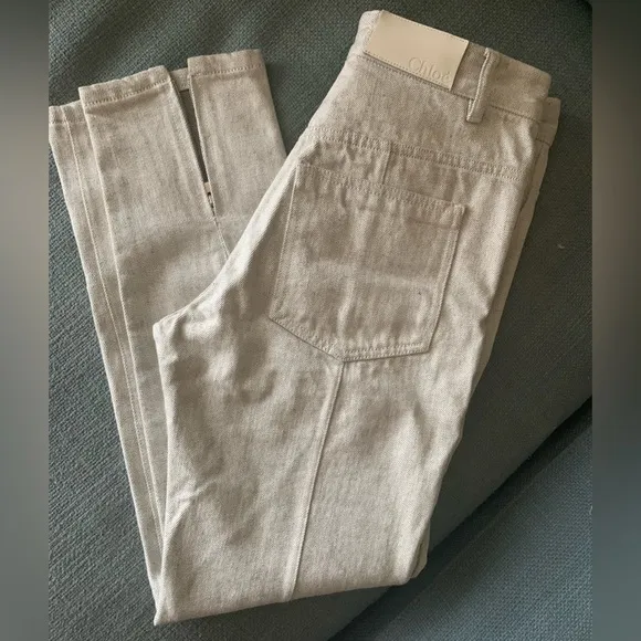 Chloe Off White Slim Fit Jeans
          
      NWT