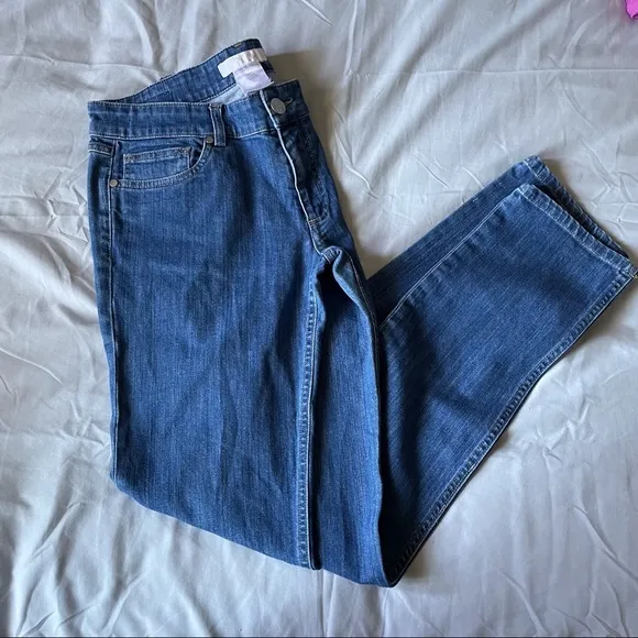 Chloe blue straight jeans size eu 42  size us 6