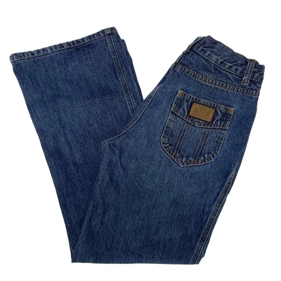 Chloe Vintage Mom Jeans Straight Leg Wide Leg 100% Cotton Size 40 US 4