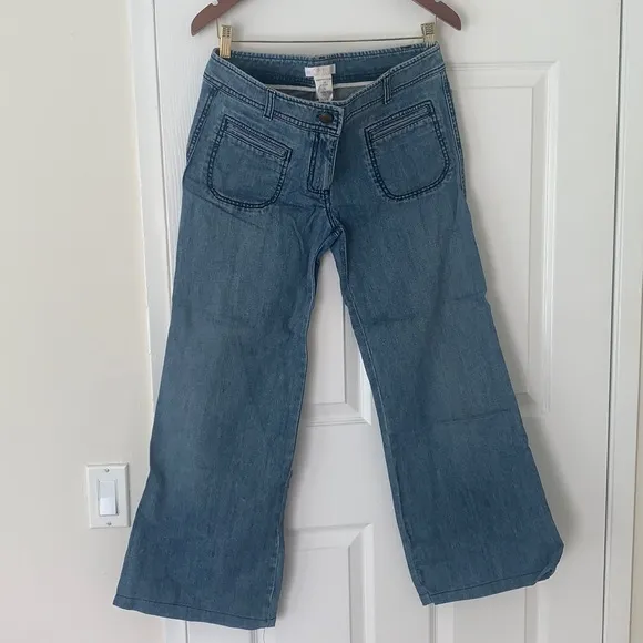 Chloe blue jeans made in Italy low rise