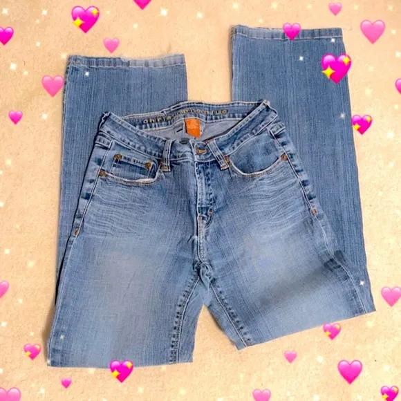 2 CHRISTOPHER BLUE pale jeans size 24/25 stretch