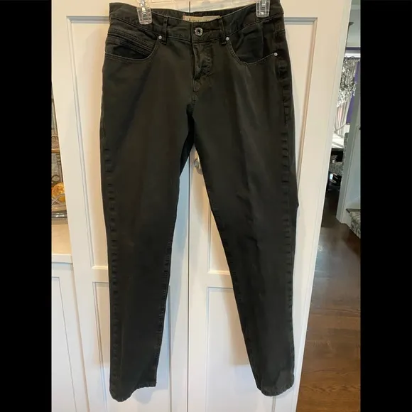 Christopher Blue Black straight leg jeans pants