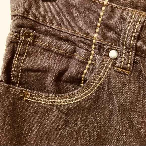 Trendy Brown Flare Jeans by Christopher Blue