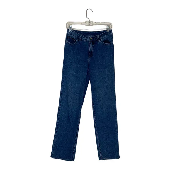 Christopher Blue women vintage straight legs stretch jeans size 8