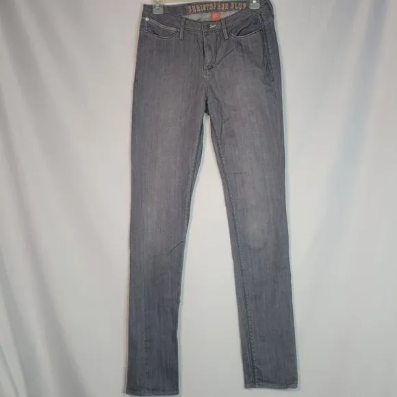 Christopher Blue Gray Skinny jean Size 2