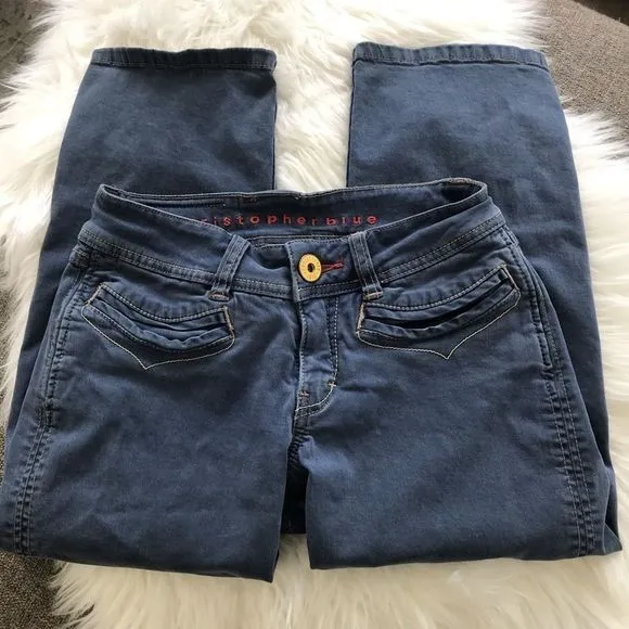 Christopher Blue crop jeans, size 2