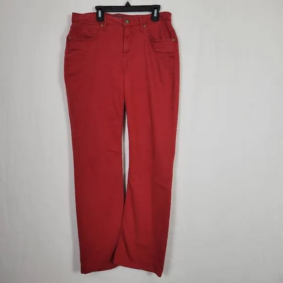 Christopher Blue Women Red Jeans 8
