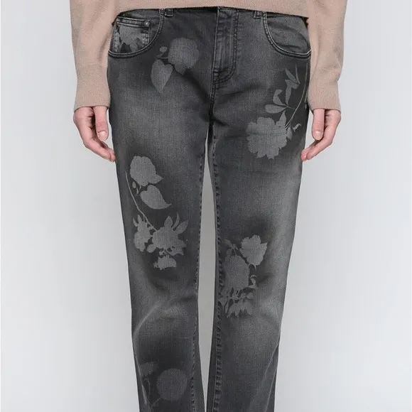 Christopher Kane Floral Jeans Size 28