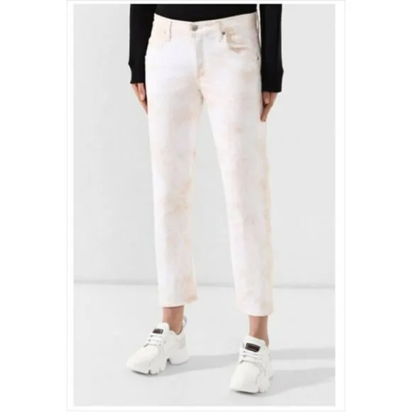 CITIZENS OF HUMANITY NEW Emerson Slim Boyfriend Jean Rose Cloud Size 31
          
      NWT