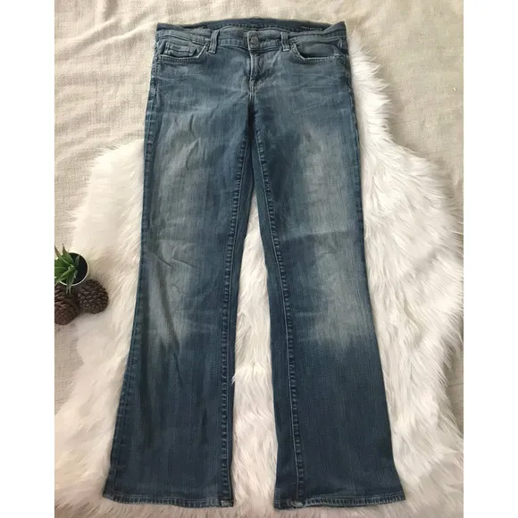 Citizens of Humanity Kelly Stretch Medium Denim Low Bootcut Jeans
