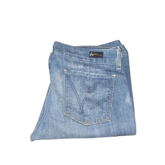 Citizens Of Humanity Laetitia 100 Low Waist Wide Leg Sz 32 Jeans Women
