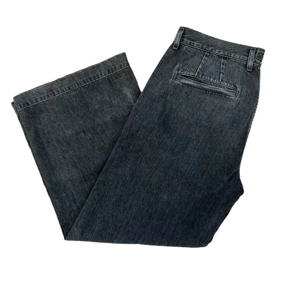 Citizens Of Humanity Ivy Trouser Faded Black Jeans Size 32 EUC Made In USA