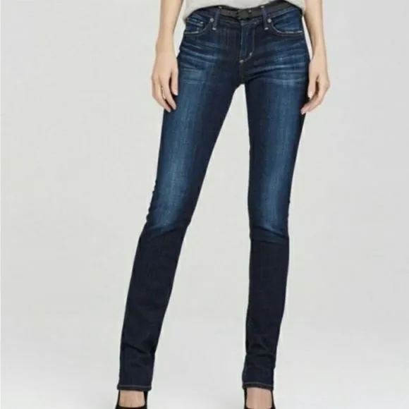 CITIZENS OF HUMANITY DENIM JEANS AVA LOW RISE STRAIGHT LEG