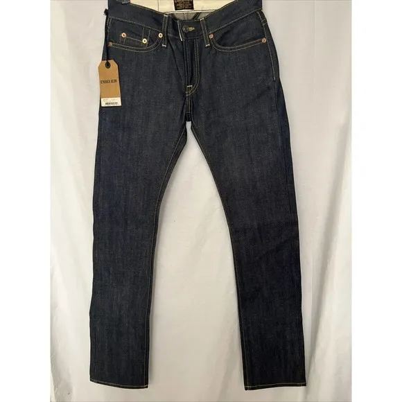 Civilianaire Indigo RIGD Blue Jeans Japanese Selvage Denim Unisex Slim 24 NWT
          
      NWT