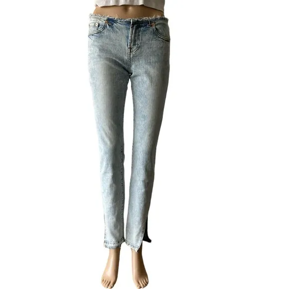 Civilianaire Georges Zip Nashville Wash Size 25 Jeans